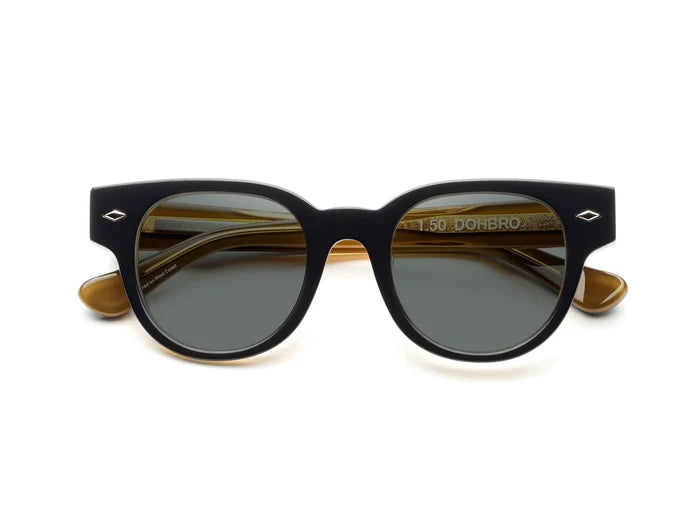 Dohbro Polished Texas Tea in Sun Plano with Grey Lens