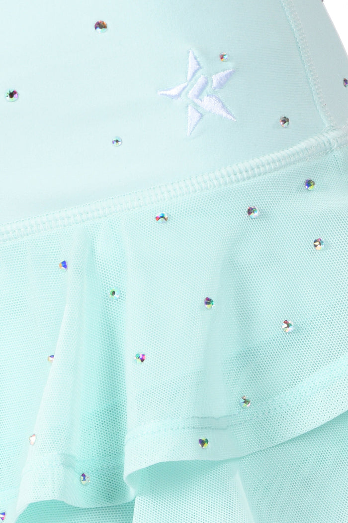 Dream Pop Flutter Skirt in Cloud