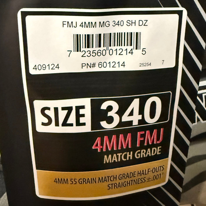 Easton FMJ 4MM MG 340 Shafts. 1 DZ