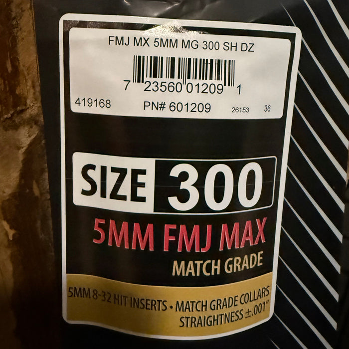 Easton FMJ MAX 5MM MG 300 Shafts.  1  DZ