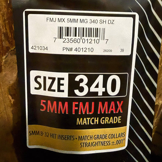 Easton FMJ MAX 5MM MG 340 Shafts 1 DZ