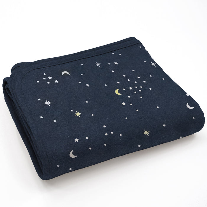 Ecolino® Toddler Blanket, 100% Organic Cotton Blanket, 52.5" x 40", Milky Way Ink