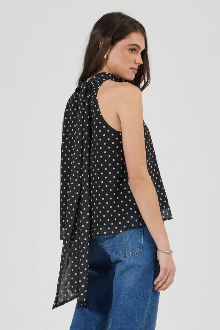 Edie Halter Polka Dot Top