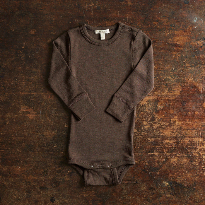 Egret Baby Body - Merino Wool - Bark