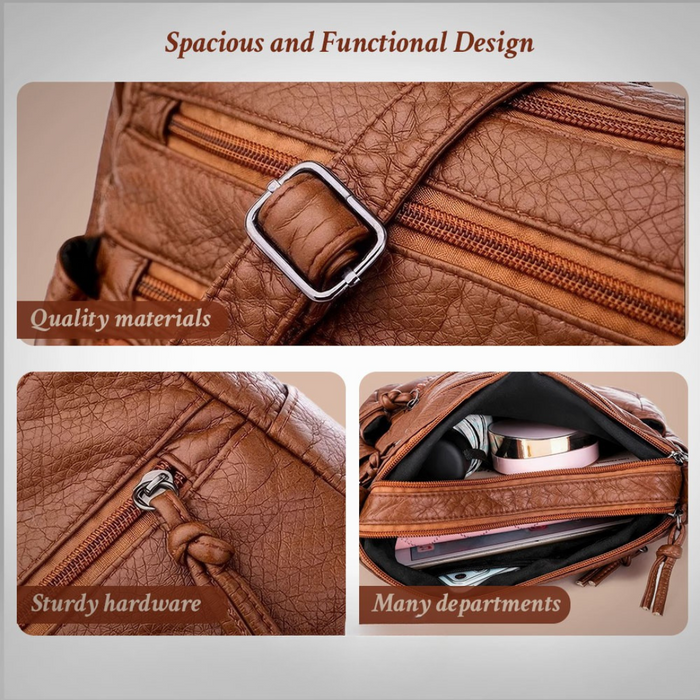 Ellen - Classic Harmony Vegan Leather Bag