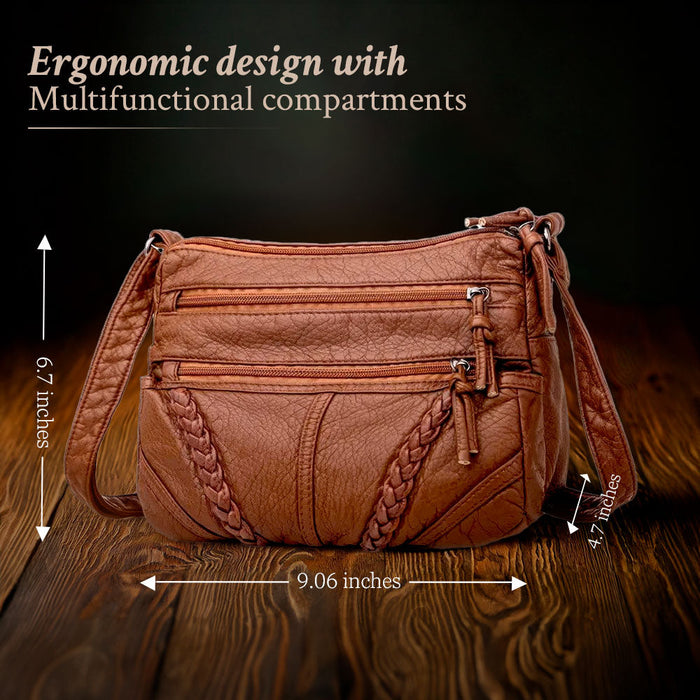 Ellen - Classic Harmony Vegan Leather Bag