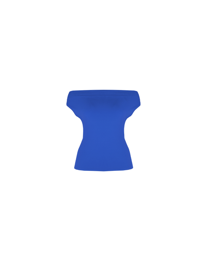 EMMA KNIT TOP COBALT