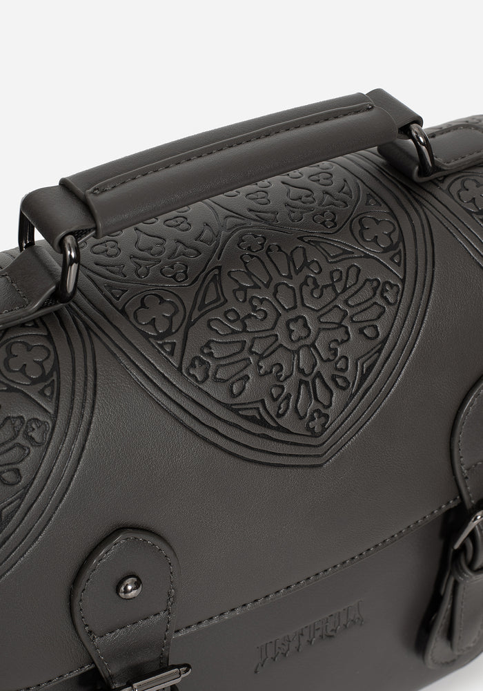 Esther Debossed Satchel Backpack