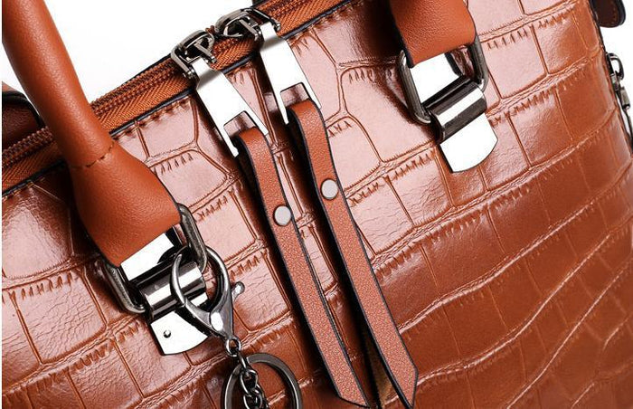 Evelyn - Everyday Elegance 4-Piece Vegan Leather Bag Set