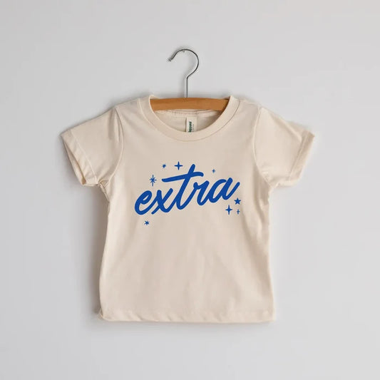 "Extra" Organic Cream Kids Tee