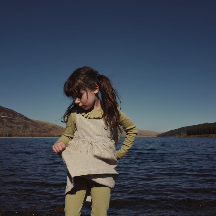 Finch Baby & Kids Leggings - Cotton Pointelle - Celadon