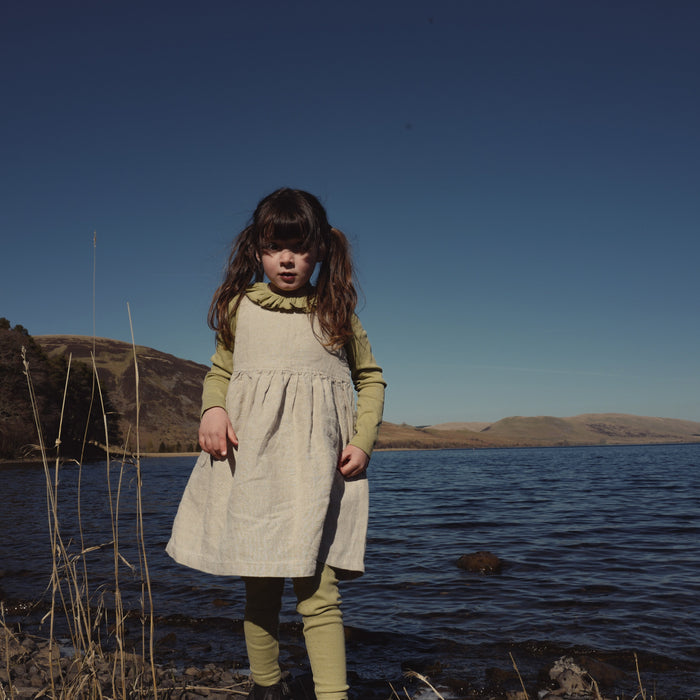 Finch Baby & Kids Leggings - Cotton Pointelle - Celadon