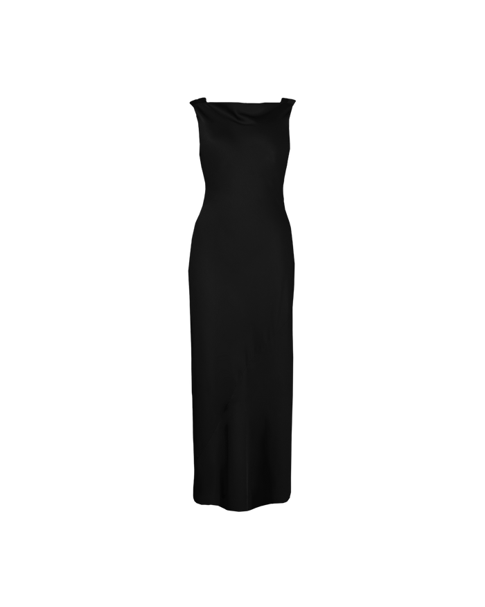 FIREBIRD COWL GOWN BLACK