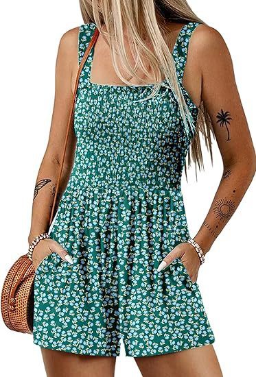 Floral Print Romper Detail Shot Premium Chiffon Fabric Close-up