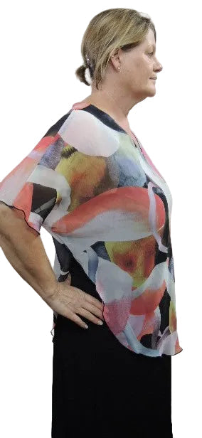 Formation Chiffon Overlay Dress