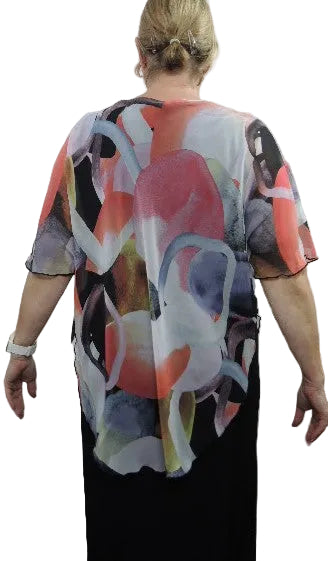 Formation Chiffon Overlay Dress
