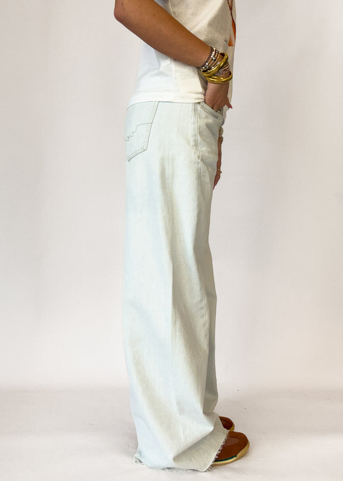 Free People Alter Ego Boyfriend Wide Leg Jeans