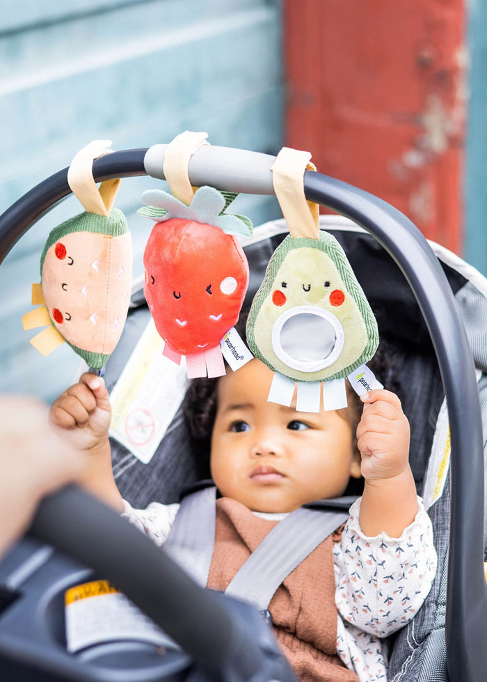 Fruit Stroller Plush Toys - Set of 3