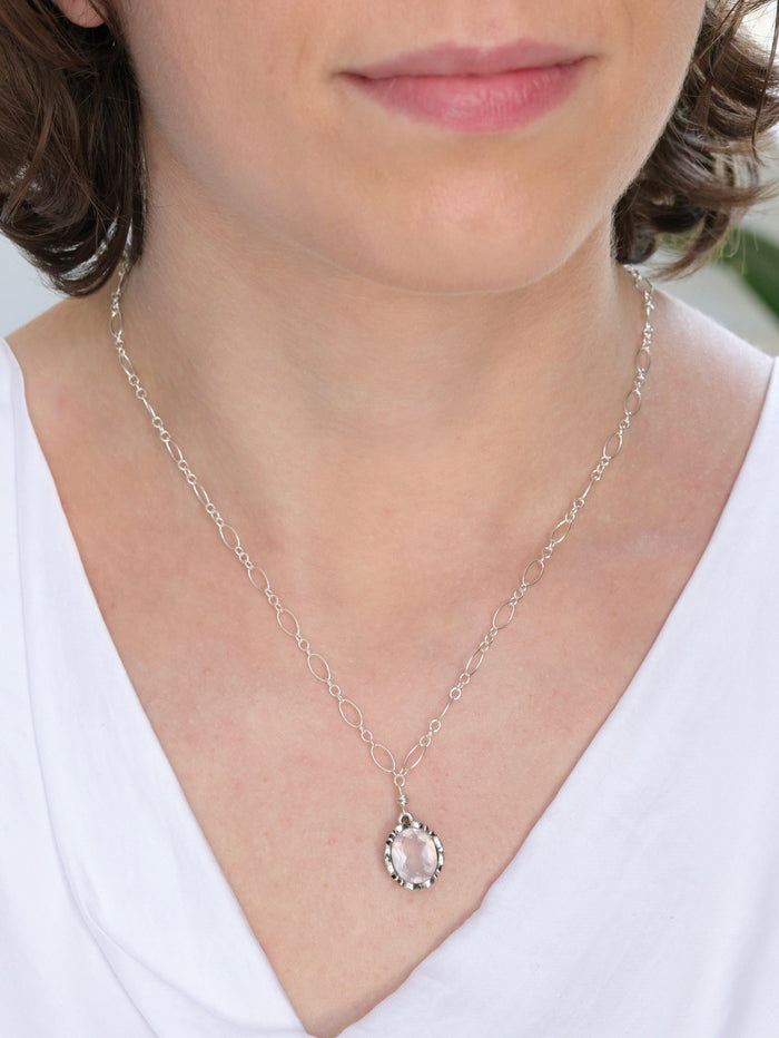 Georgina nh Necklace in Morganite