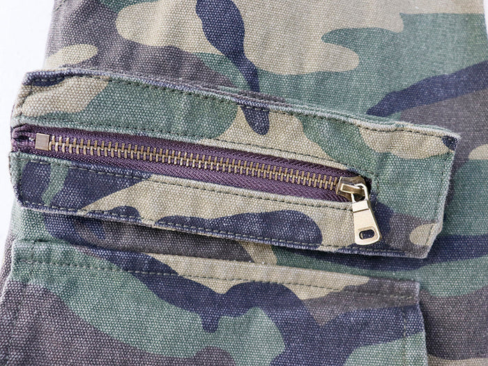 Godspeed Camouflage Denim Shorts #8667