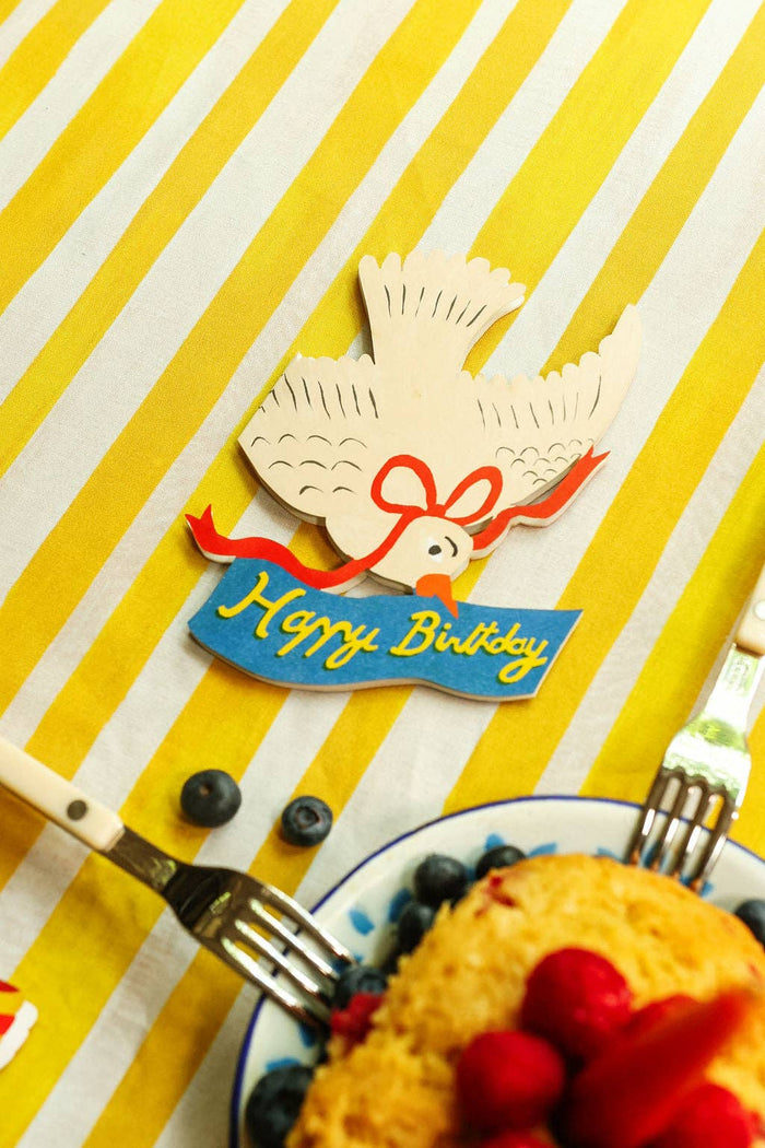 Happy Birthday Bird Mini Cards - Box of 6