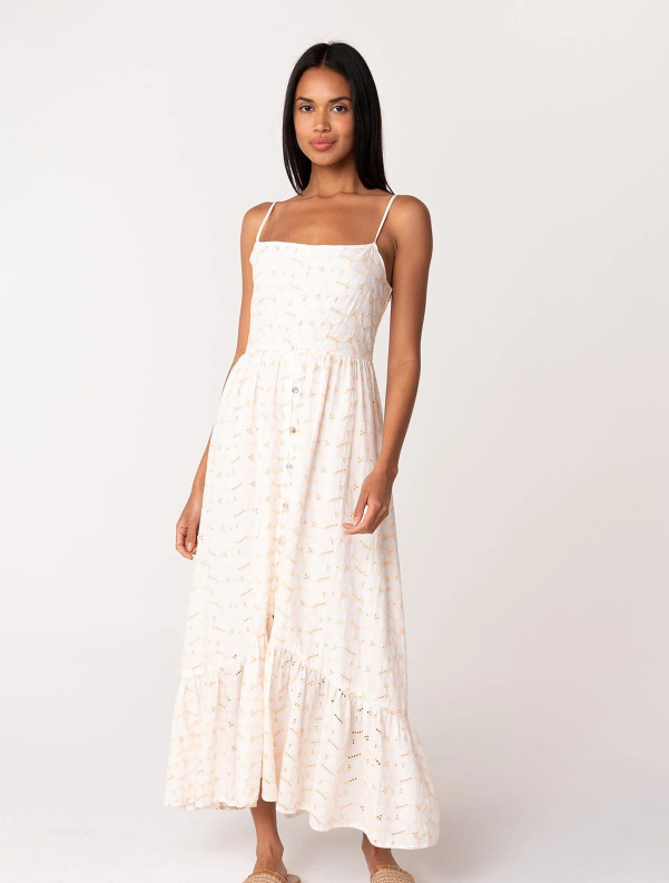 Harlowe Embroidered Maxi Dress