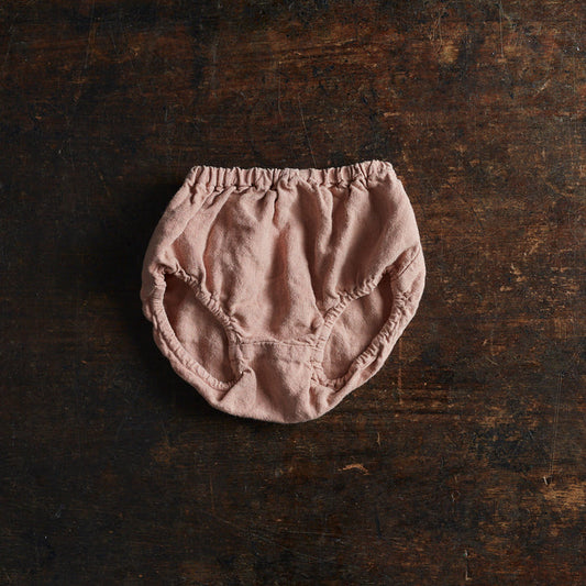 Hazel Baby Bloomers - Linen - Peony