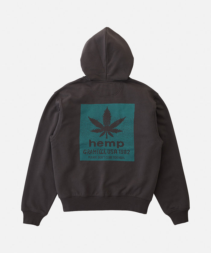 Hemp Zip Hooded Sweatshirt