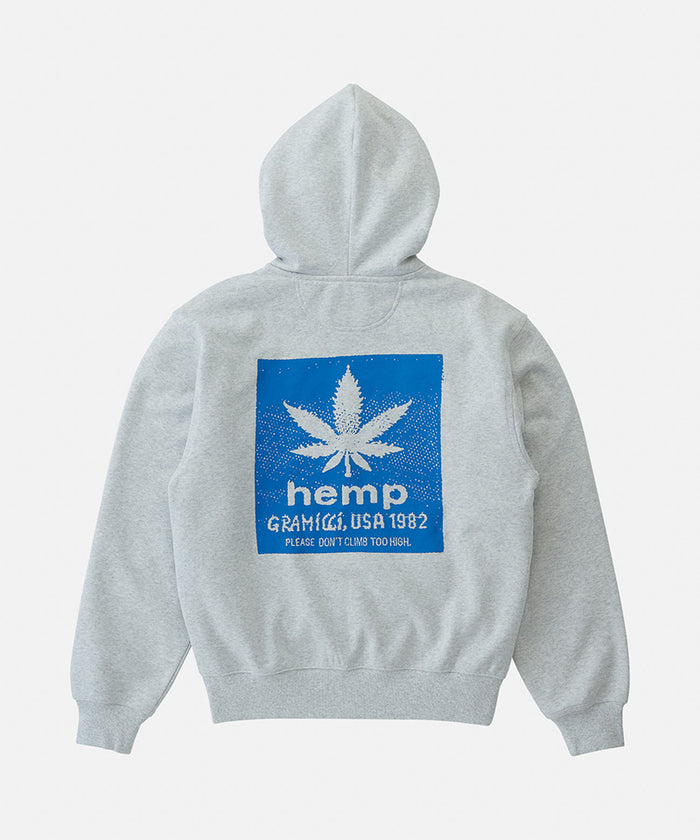 Hemp Zip Hooded Sweatshirt
