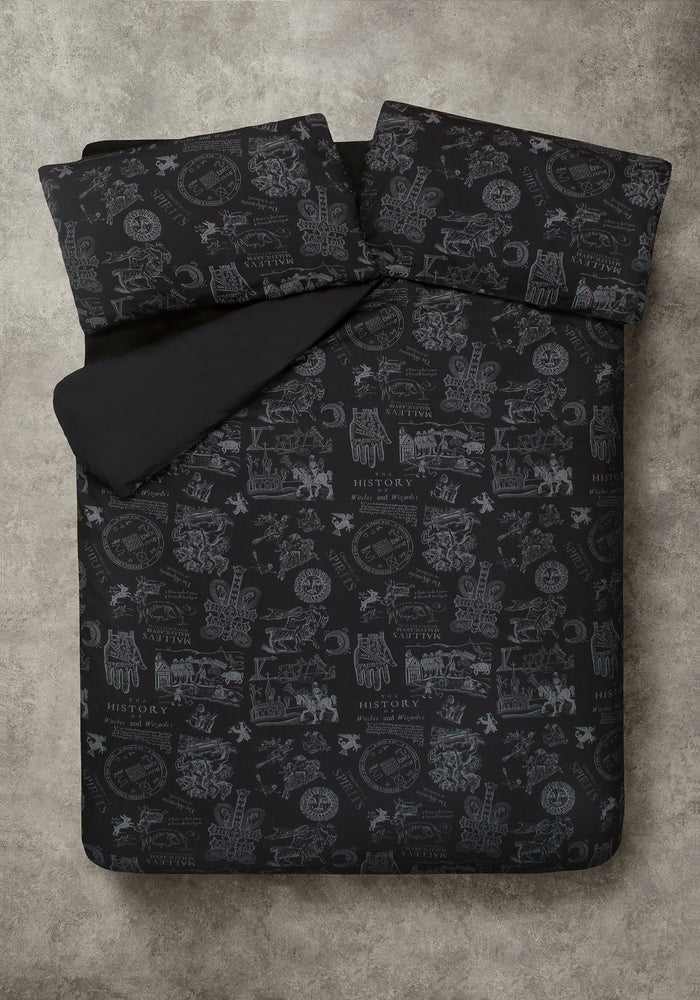 Heresy Woodcut Print Cotton Bedding Set - King