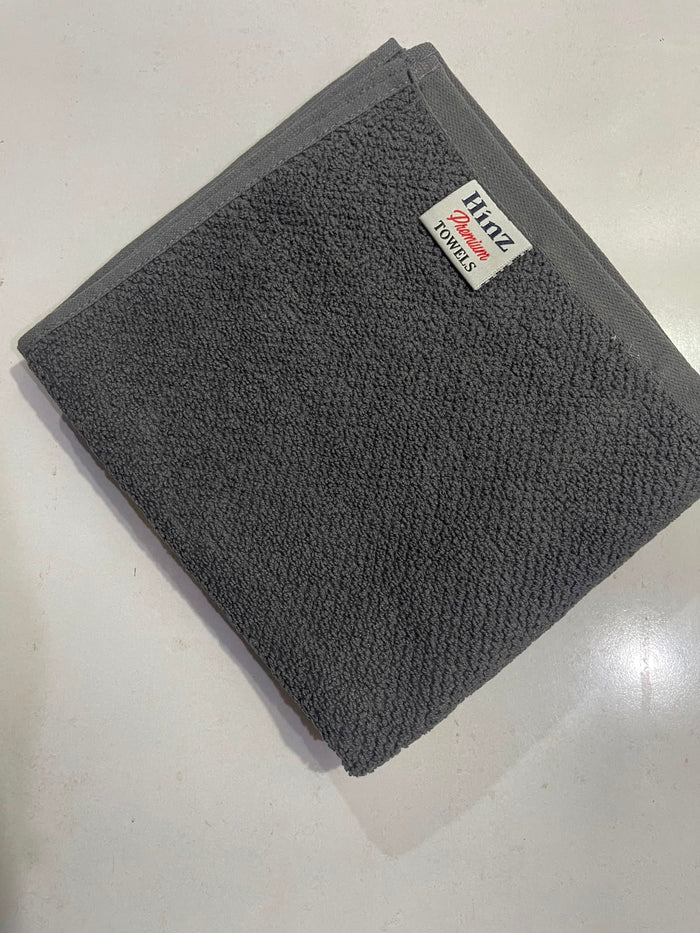 Hinz Premium Charcoal Grey 100% Combed Cotton Towel - Hinz Clothing