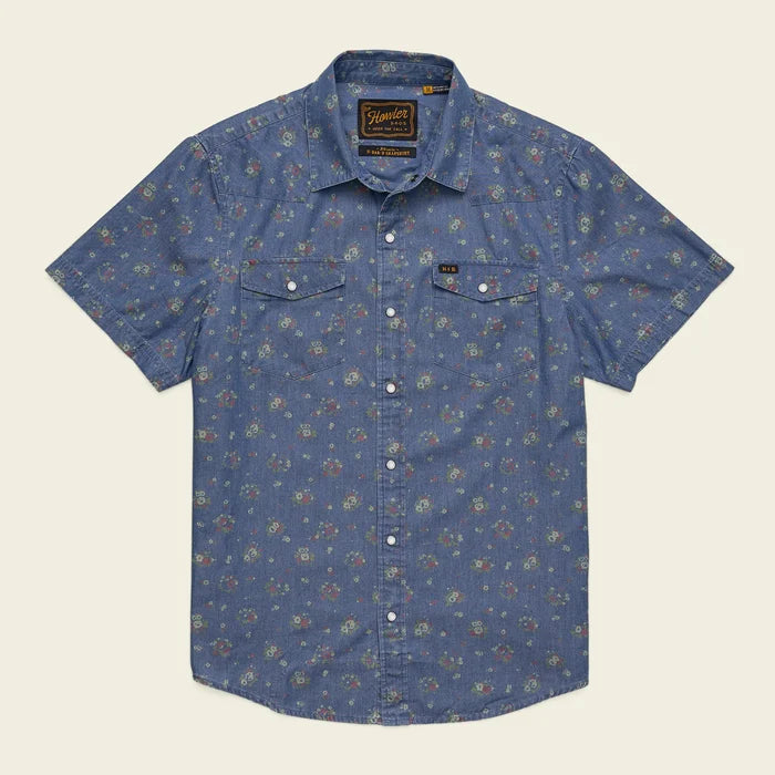 Howler Bros H Bar B Snapshirt – Bouquets Washed Indigo