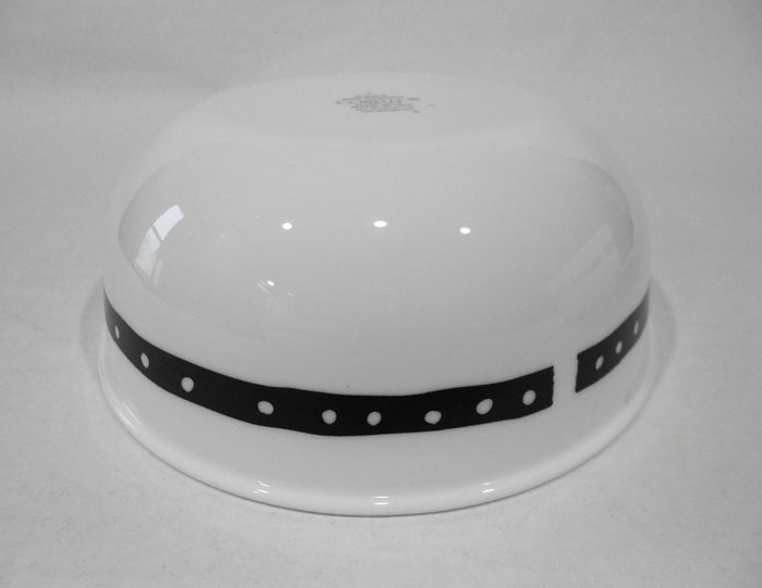 ❤️ HTF Corelle METROPOLITAN ATLANTA 16-oz SOUP BOWL 5.75" Geometric BLACK WHITE