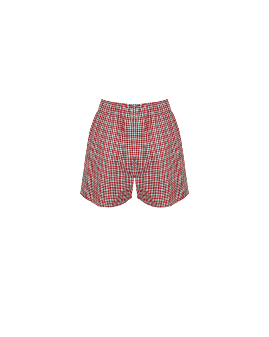 IDA SHORT BLUE RASPBERRY TARTAN