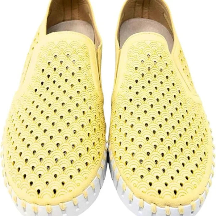 Ilse Jacobsen Tulip Slip On Platform - Lemon Drop