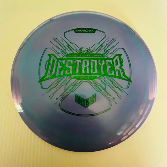 Blue & Lavender/Digital Green Stamp 21 / 173-5 grams