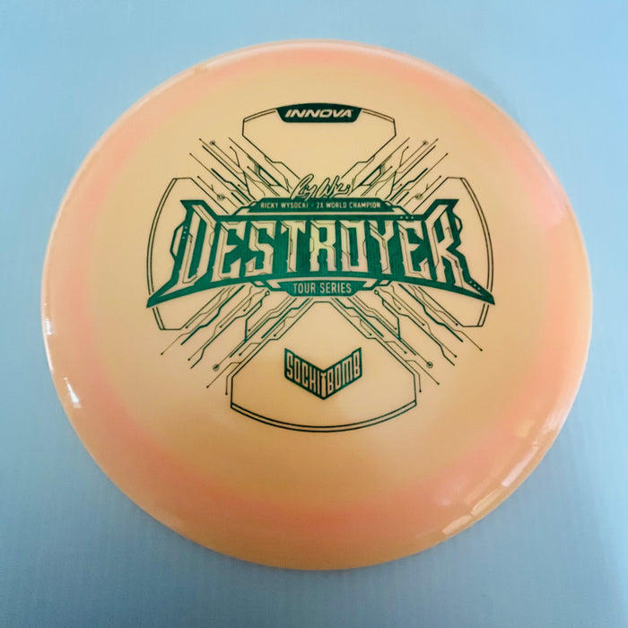 Yellowy Orange/Digital Green Stamp 37 / 173-5 grams