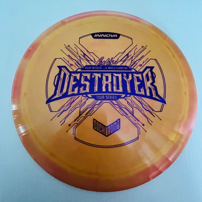 Burnt Orange/Purple Stamp 49 / 173-5 grams