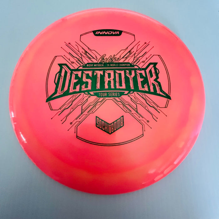 Orangey Pink/Digital Green Stamp 51 / 173-5 grams