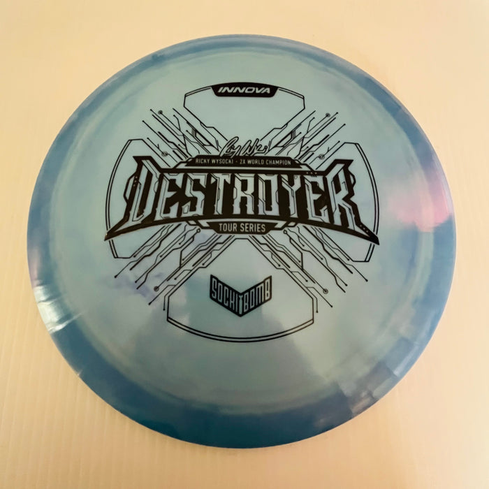 Light Blue/Black Stamp 9 / 173-5 grams