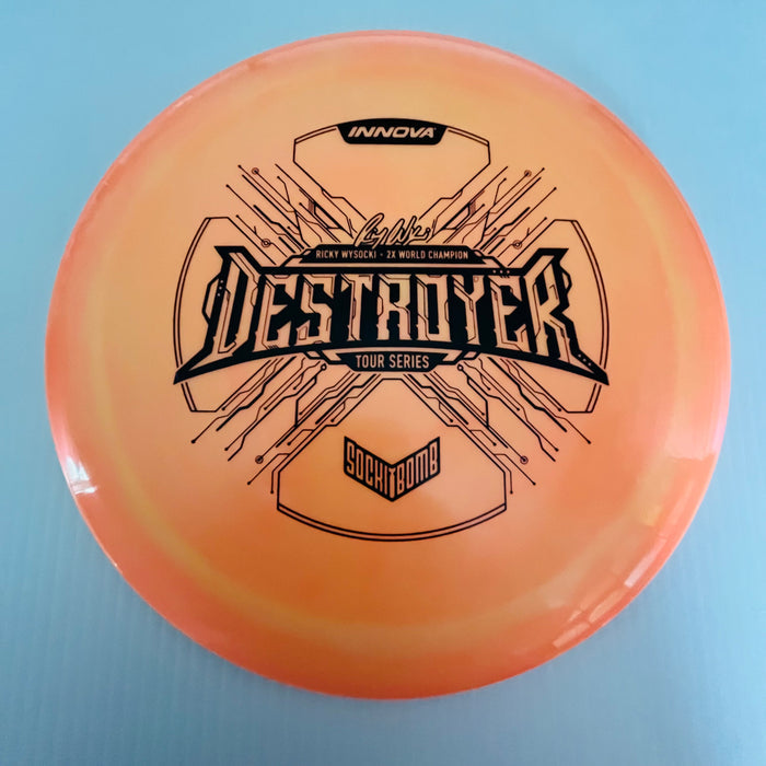 Orange/Black Stamp 10 / 173-5 grams