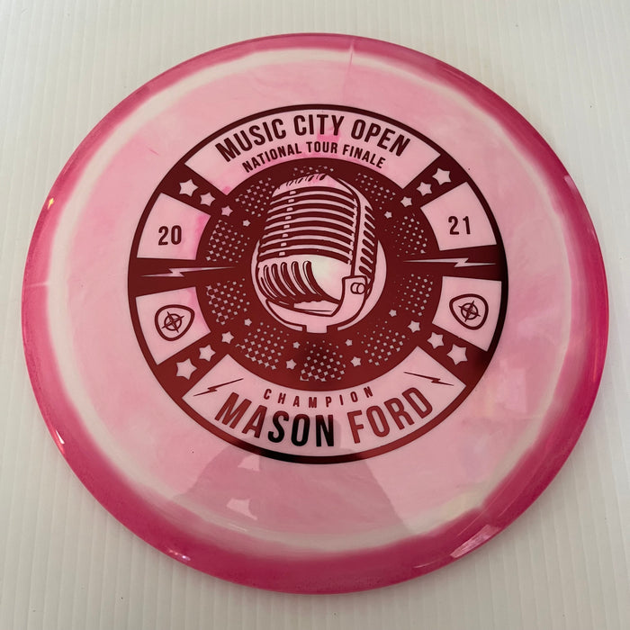 Pink Halo/Dark Red Stamp / 173-5 grams