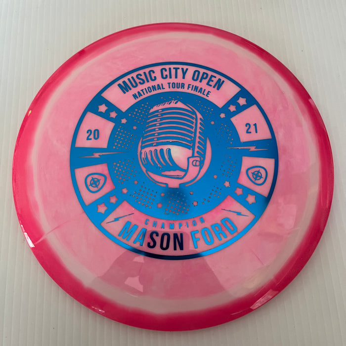 Pink Halo/Blue Stamp / 173-5 grams