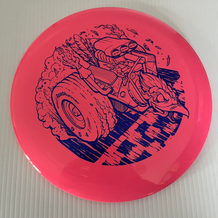 Pink/Blue Shatter Stamp / 173-5 grams
