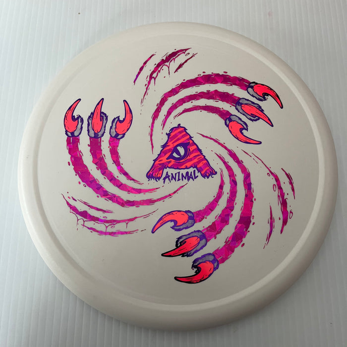 White/Flat Pink & Pink Shatter Stamps / 175 grams