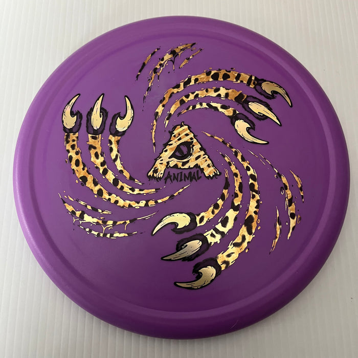 Purple/Bronze Leopard Print & Gold Holo Stamps / 175 grams