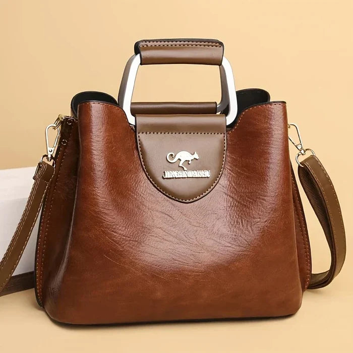 Isabella - Chic Vegan Leather Bucket Bag