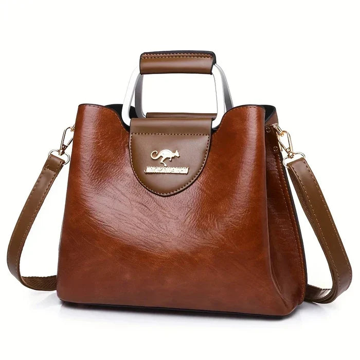 Isabella - Chic Vegan Leather Bucket Bag