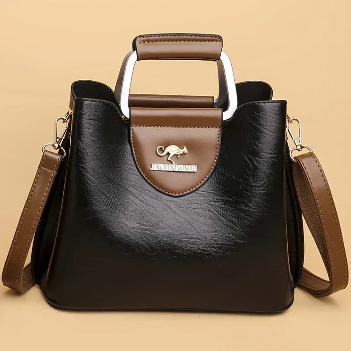 Isabella - Chic Vegan Leather Bucket Bag