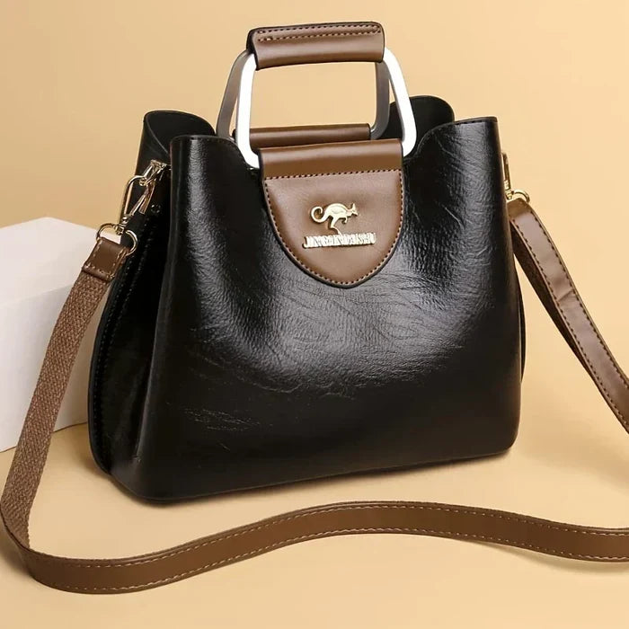 Isabella - Chic Vegan Leather Bucket Bag